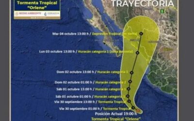 Tormenta Orlene se acerca a Sinaloa: llegará como huracán categoría 1