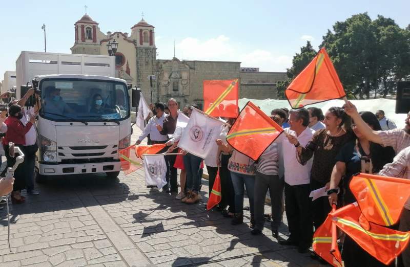 Arranca servicio de recolección de residuos sólidos orgánicos en la capital oaxaqueña