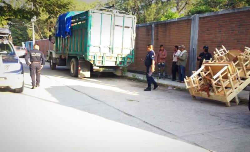 Asalto a vendedores de muebles en Juchitán