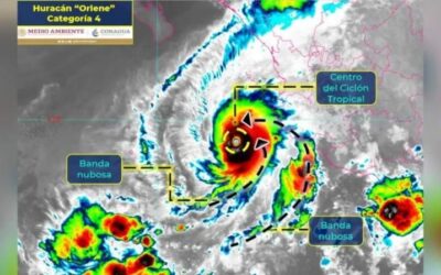 Clima en México: Huracán categoría 4 Orlene causará lluvias intensas en varios estados