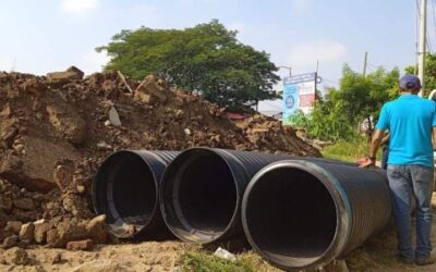 Construye Ayuntamiento canal de desagüe de aguas pluviales en costado sur de colonia Mártires