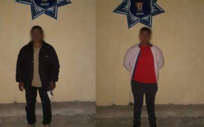 Dos detenidos por la Policía Estatal en Yosocuta por portación de arma, dinero en efectivo y dosis de cristal