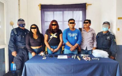 Golpe a carteristas. Policía municipal detiene a presuntos integrantes de banda