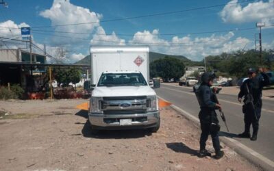 Recupera Policía Estatal camioneta robada en Huajuapan de León