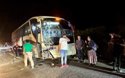 Se registra accidente en la carretera Oaxaca – Istmo