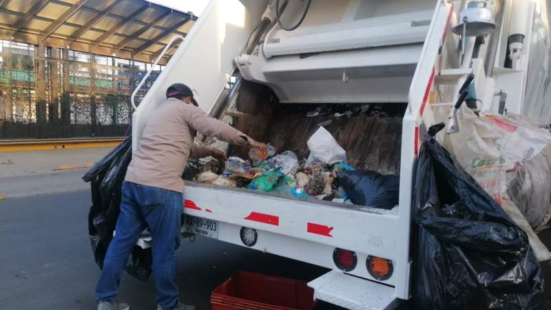 Temporalmente se suspende servicio de basura en la capital: Martínez Neri