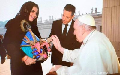 Visita Murat al Papa Francisco en el Vaticano