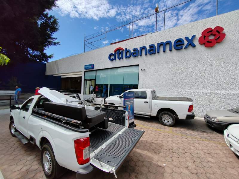 Embargan Citibanamex en la Colonia Reforma