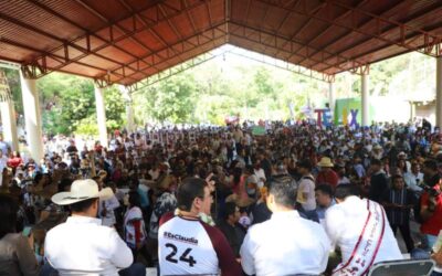 Más de 22 mil Oaxaqueños de todas las regiones del estado pronuncian a favor de Claudia Sheinbaum