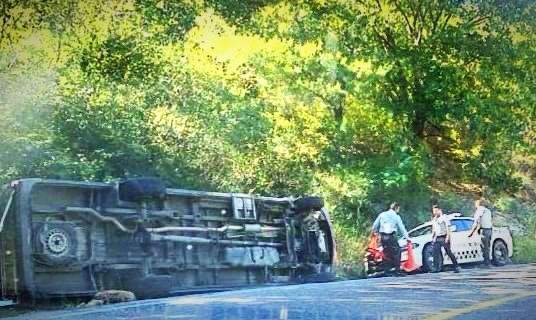 Mortal volcadura se registra en carretera Oaxaca – Istmo