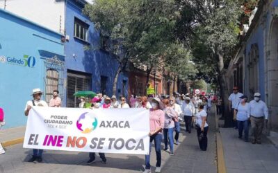 Oaxaca, se suma en defensa del INE