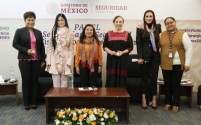 Participa Baños Noyola en panel de Secretarias de Seguridad y Fiscales Construyendo la Paz