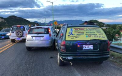 Percance vial en Tehuantepec