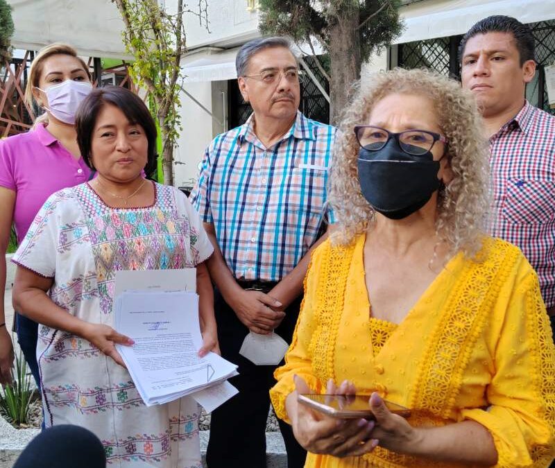 Se inconforman diputados del PRD por la integración de la Mesa directiva ante el TEEO