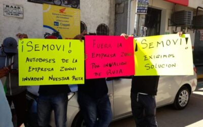 Transportistas exigen a Semovi frenar invasión de rutas de empresa ZUNNI