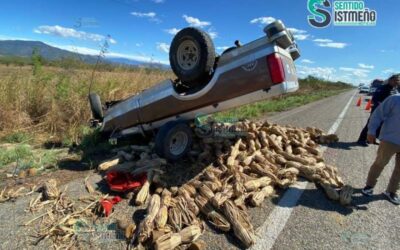 Aparatoso accidente carretero en la zona oriente del Istmo