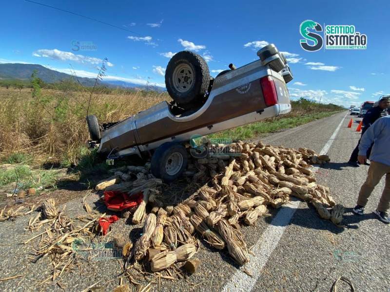 Aparatoso accidente carretero en la zona oriente del Istmo