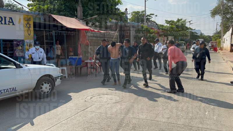 Asaltante de tienda Coppel de Salina Cruz, es detenido en Tehuantepec