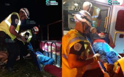 Choque entre tráiler y camioneta de peregrinos deja dos muertos en el Istmo