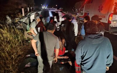 Dos muertos y tres heridos deja fuerte accidente en el Libramiento El Tule