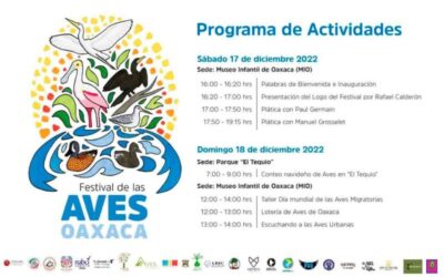 Fortalece Gobierno del Estado cultura del cuidado ambiental; realizará Festival de las Aves de Oaxaca