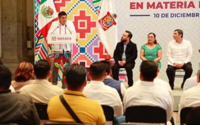 Garantiza Salomón Jara respeto irrestricto a los derechos humanos; presenta Agenda Prioritaria para Oaxaca en materia de DDHH