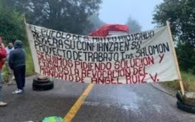 Habitantes de San Mateo Río Hondo amenazan con reactivar bloqueo en 48 horas sino tienen respuesta