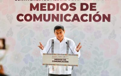 Reconoce Salomón Jara invaluable aportación de los medios de comunicación para la vida democrática y gobernabilidad en la entidad