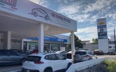 Solitario hampón asalta agencia de vehículos Chevrolet en Tehuantepec