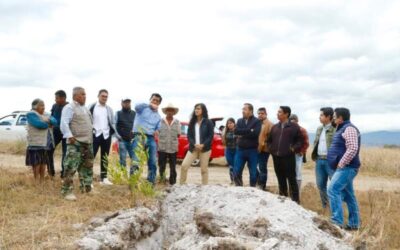Trabaja Gobierno del Estado en obras de conservación de suelos y agua en San Miguel y San Gabriel Etla