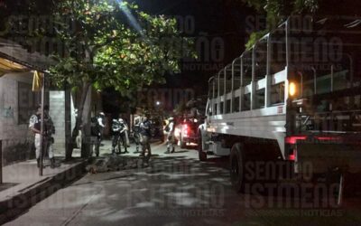 Ataque armado deja un masculino muerto en la séptima sección de Juchitán