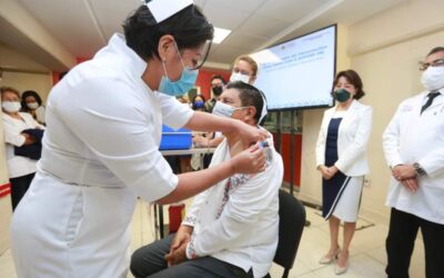 Arranca Salomón Jara Campaña de vacunación contra el virus SARS-CoV-2
