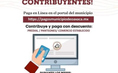 Habrá descuentos de pago predial en el Ayuntamiento