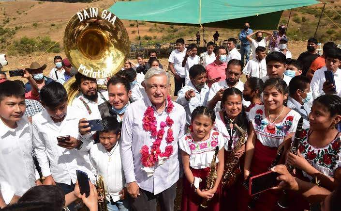 Lista la visita de AMLO a Oaxaca