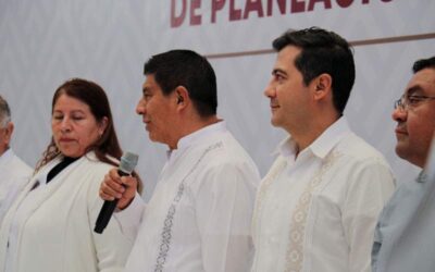 Presidente de la Jucopo, presenció la toma de protesta del Comité Estatal de Planeación para el Bienestar del Gobierno de Oaxaca