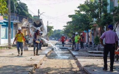 Obra de drenaje en Calle Morelos concluye este fin de semana: Miguel Sánchez Altamirano