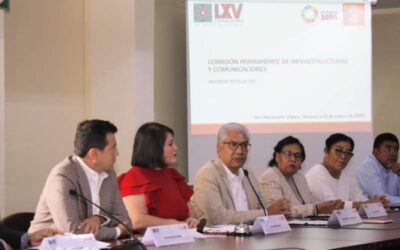 Participa Netzahualcóyotl Salvatierra en reunión con la Comisión Permanente de Infraestructuras y Comunicaciones del Congreso de Oaxaca