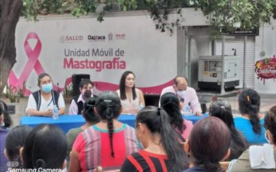 Realizan jornada de detección de cáncer de mama, ayuntamiento juchiteco y jurisdicción sanitaria