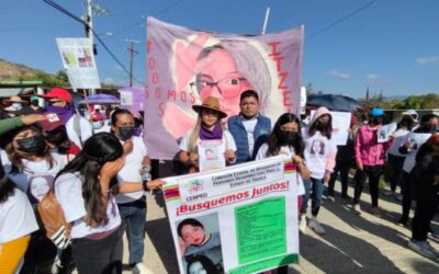Realizan marcha en Suchilquitongo por desaparición de mujer