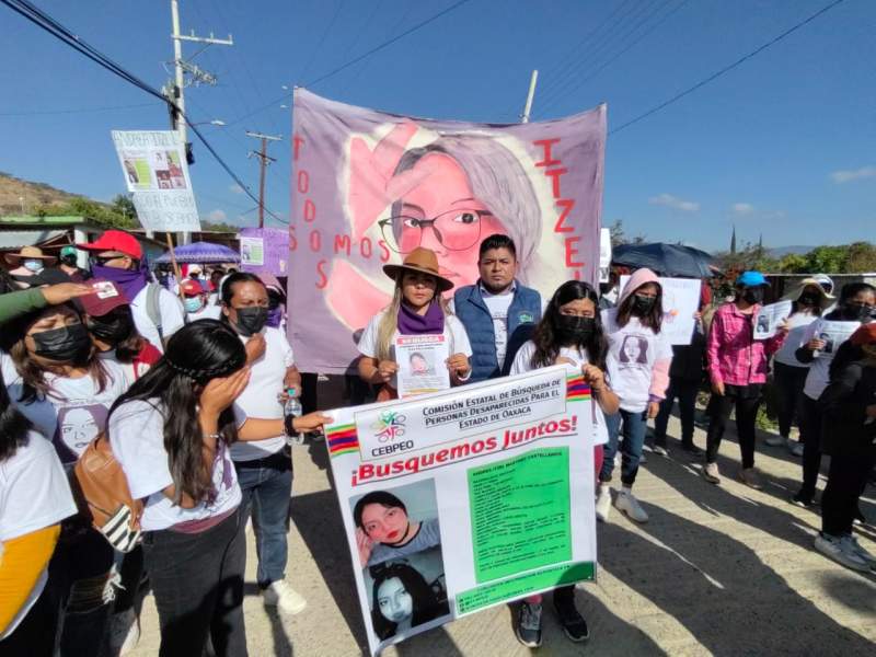 Realizan marcha en Suchilquitongo por desaparición de mujer