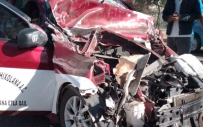 Un muerto y cuatro heridos por accidente de automóvil