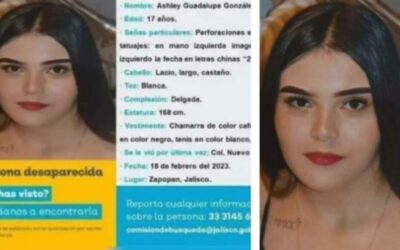 Ashley de 17 años salió a buscar trabajo y no volvió a casa