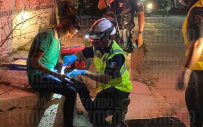 Balean a sujeto en la segunda sección de Juchitán