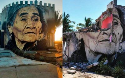 Demuelen Mural de María Sabina en Puerto Escondido