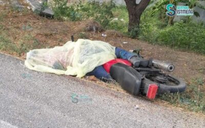 Ejecutan a un motociclista en Juchitán