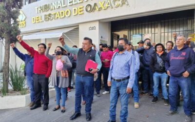 Habitantes de San Agustín Loxicha piden elecciones extraordinarias