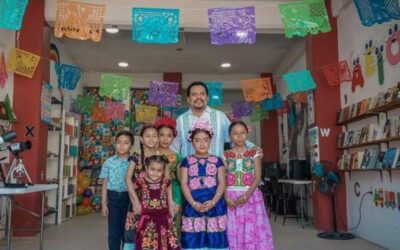 Inaugura diputado Irán Santiago un Centro Educativo en Juchitán