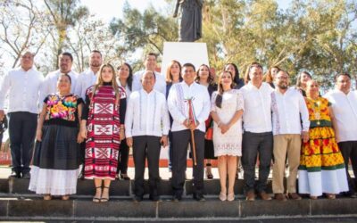 Junto con el Ejecutivo estatal recuerdan el legado del héroe nacional