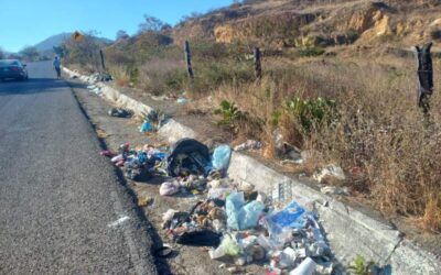 Monte Albán, zona arqueológica, invadida de basura, se hunde en la anarquía