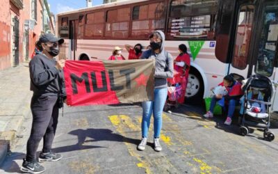 MULT bloquea Calles del centro de la capital